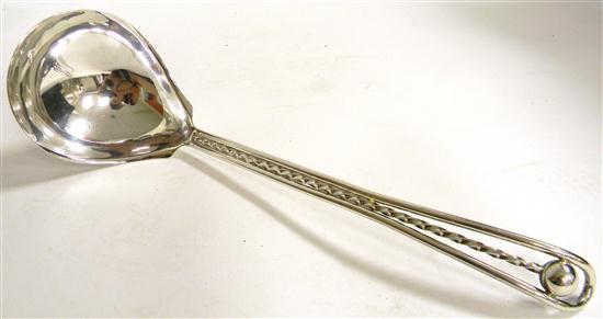 STERLING: Punch ladle  20th C.  American