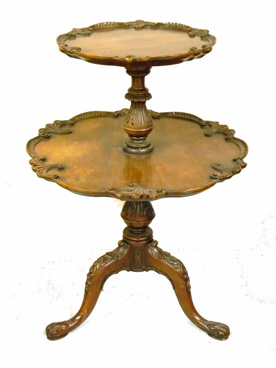 Georgian style two tier stand  11391a