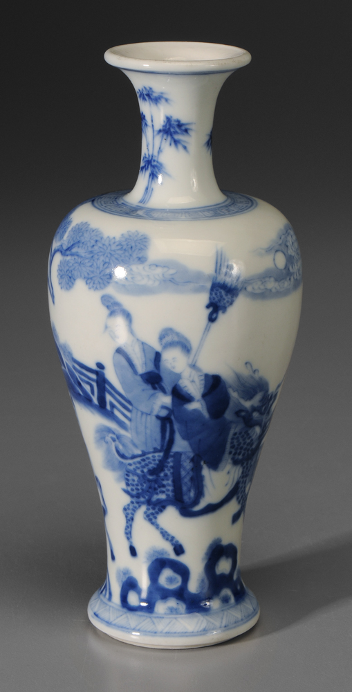 Blue-and-White Vase Chinese, probably