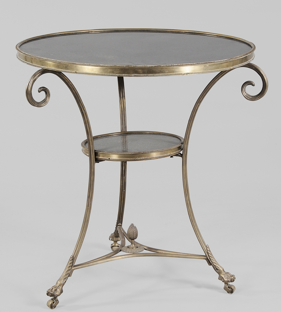 French Empire Style Two Tier Gu ridon 11399e