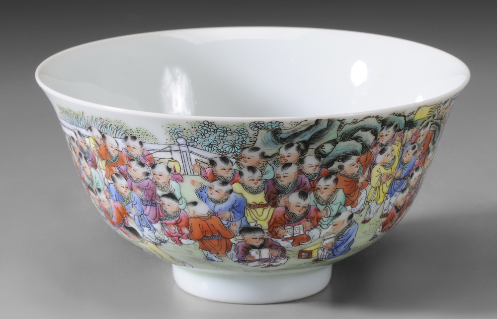 One Hundred Children Porcelain Bowl