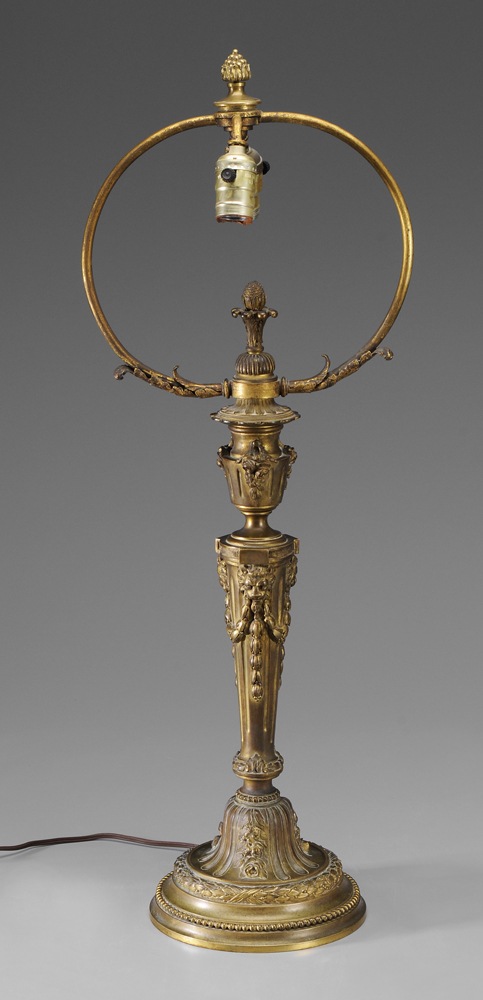 Louis XV Style Gilt Bronze Lamp