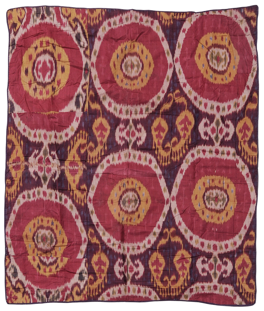 Silk Ikat Central Asia possibly 1139ed