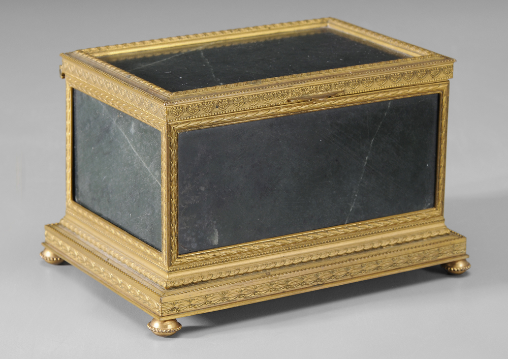 Gilt Bronze-Mounted Jade Box French,