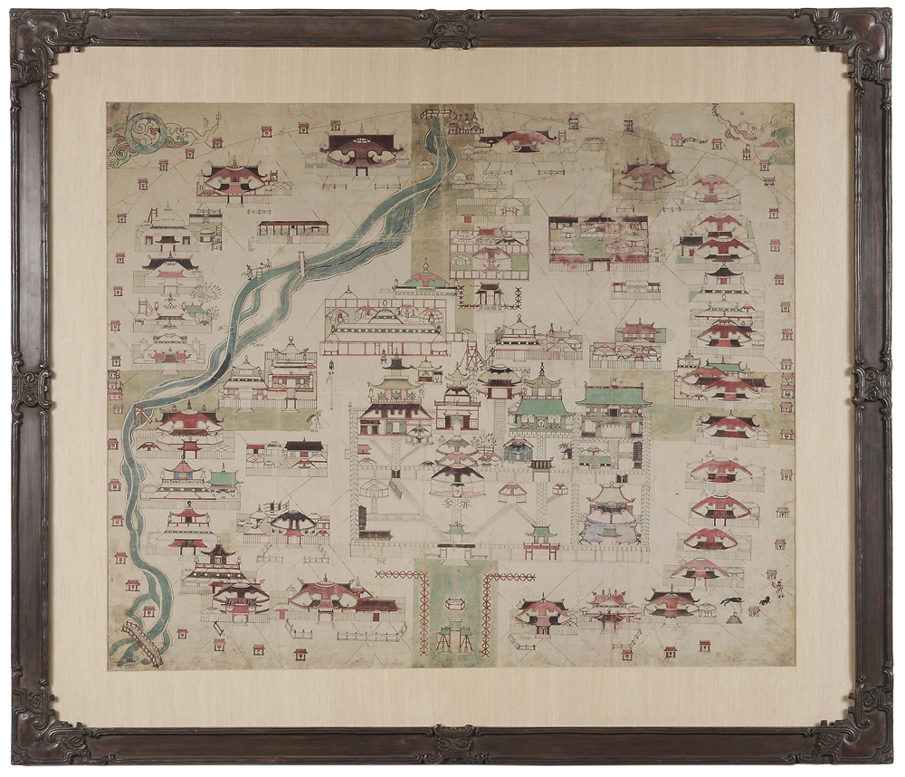 Archival Plan of Dambadarja Monastery 113a11