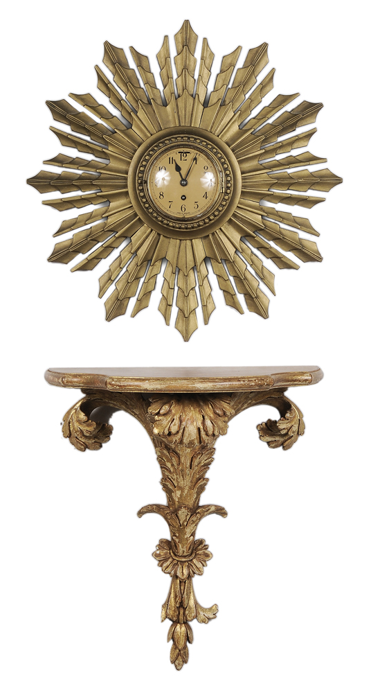 Gilt Wood Bracket Sunburst Style 113a25