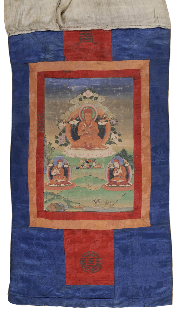 Thangka Scroll Painting of Atisha 113a5a