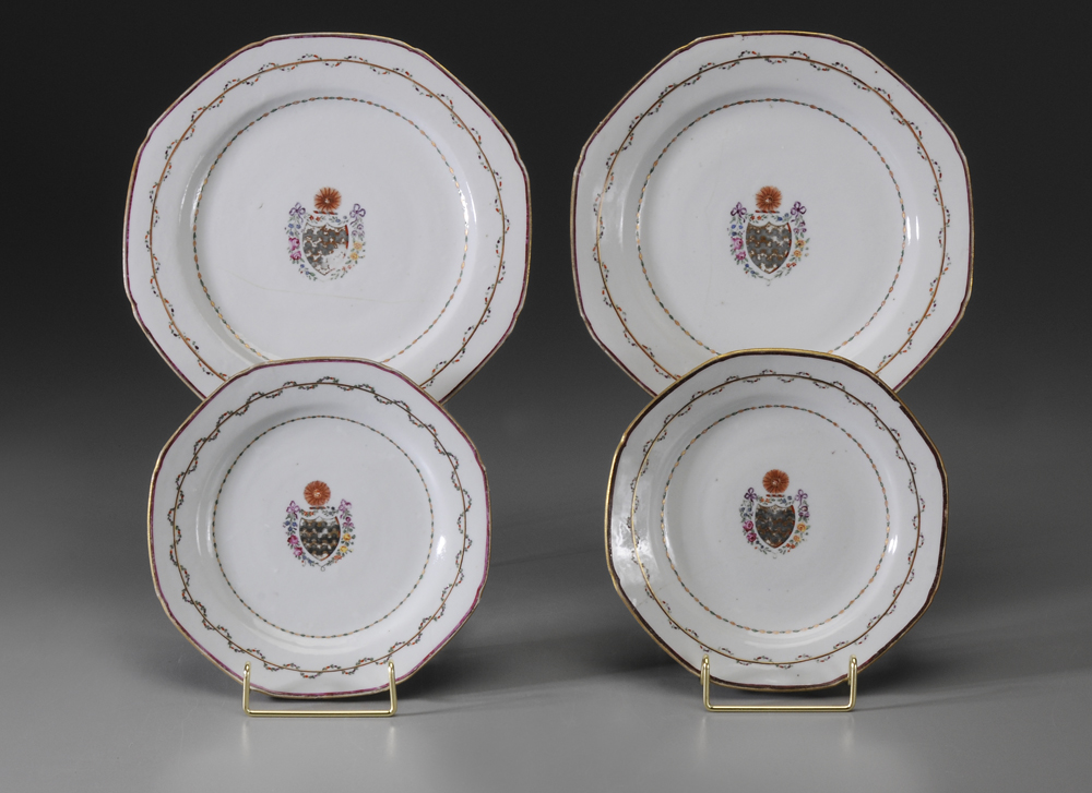 Set of Four Chinese Export Porcelain
