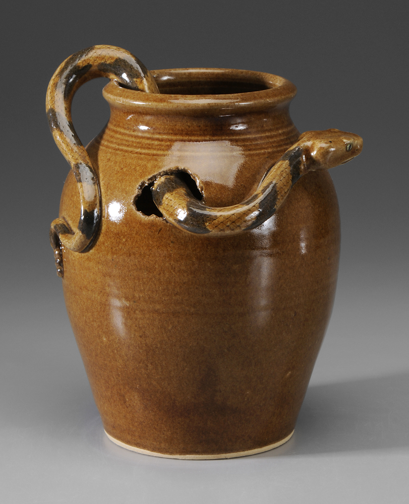 Otis Norris Snake Jar (South Carolina,