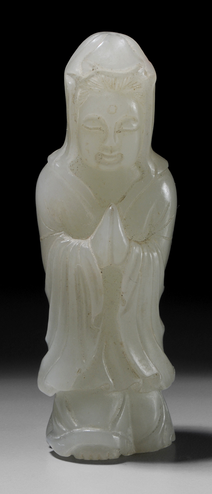 White Jade Toggle Chinese, possibly