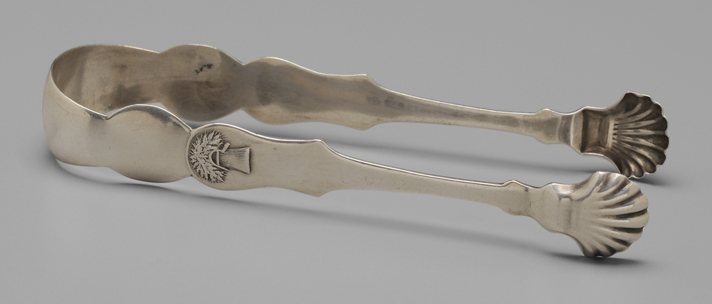 Marquand Coin Silver Sugar Tongs 113ac0