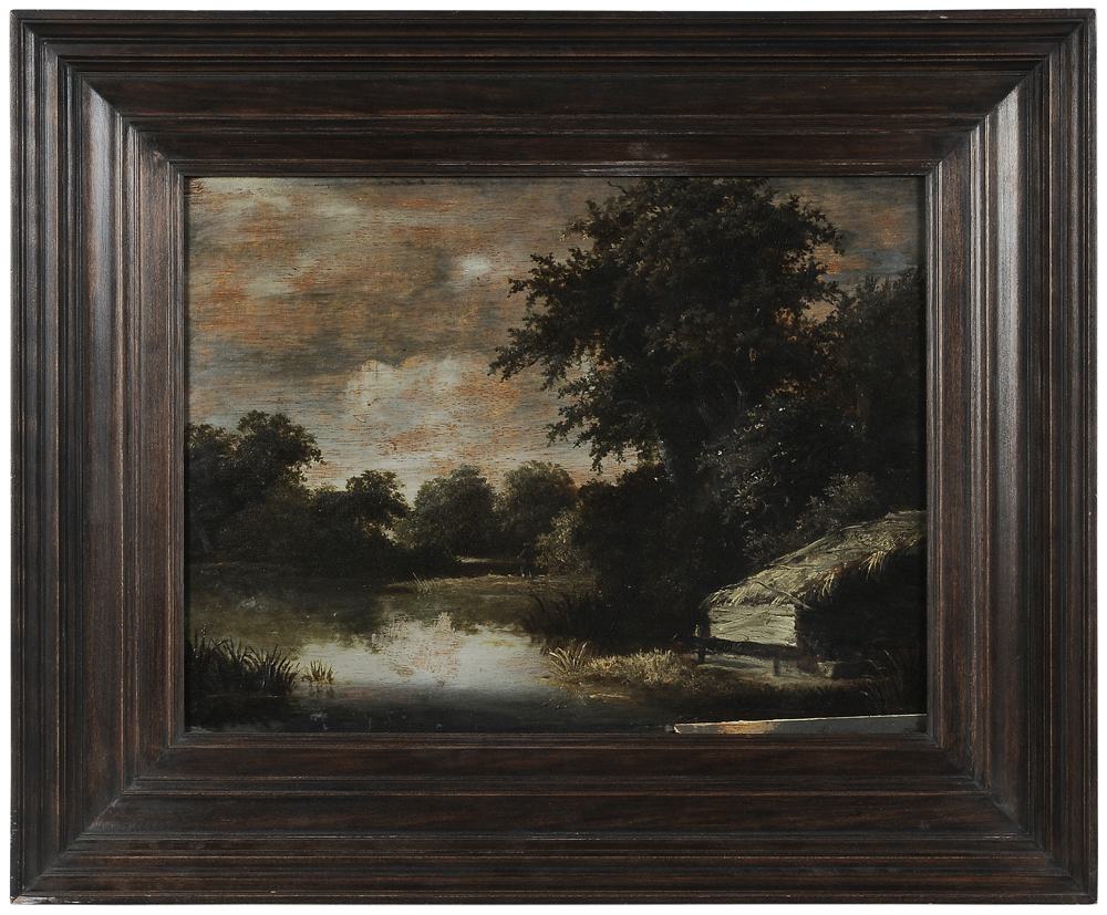 Dutch School (17th century) River Landscape,