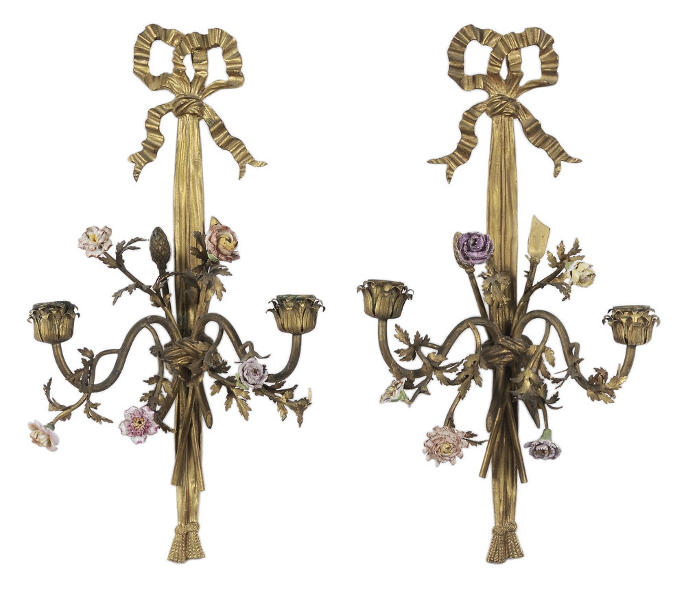 Fine Pair Louis XVI Style Gilt 113b3b