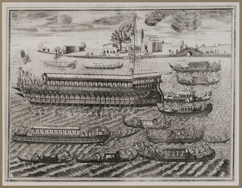 17th Century Italian Maritime Engraving 113b5f