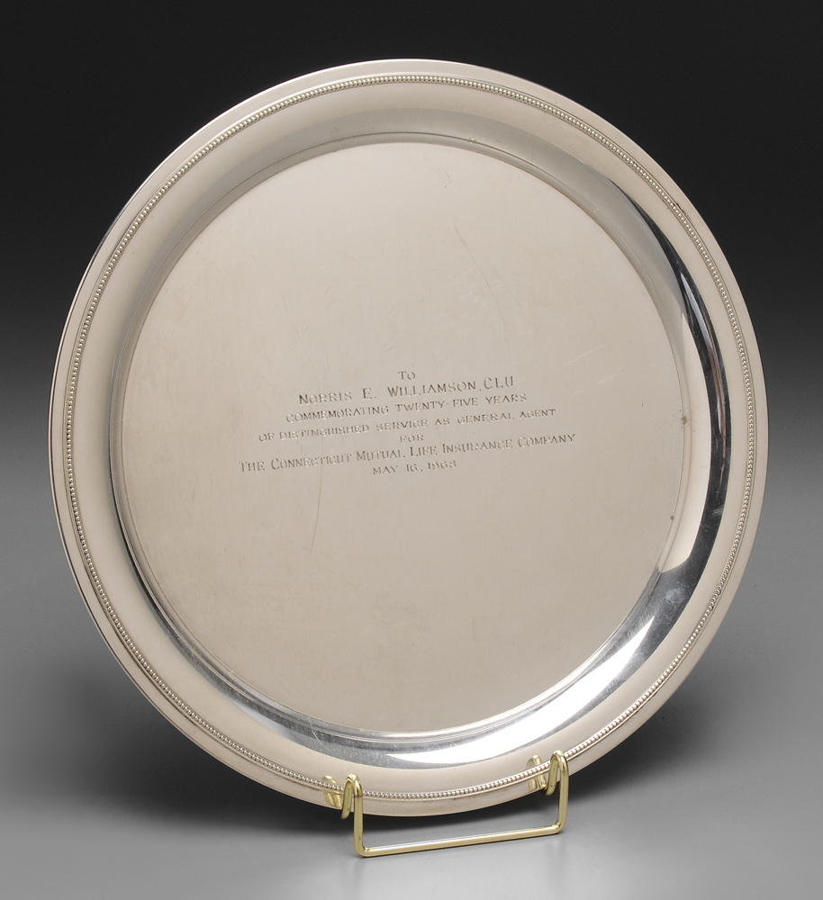 Tiffany Sterling Tray American, 20th