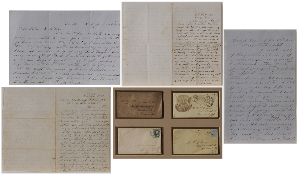 Four Confederate Soldiers Letters With