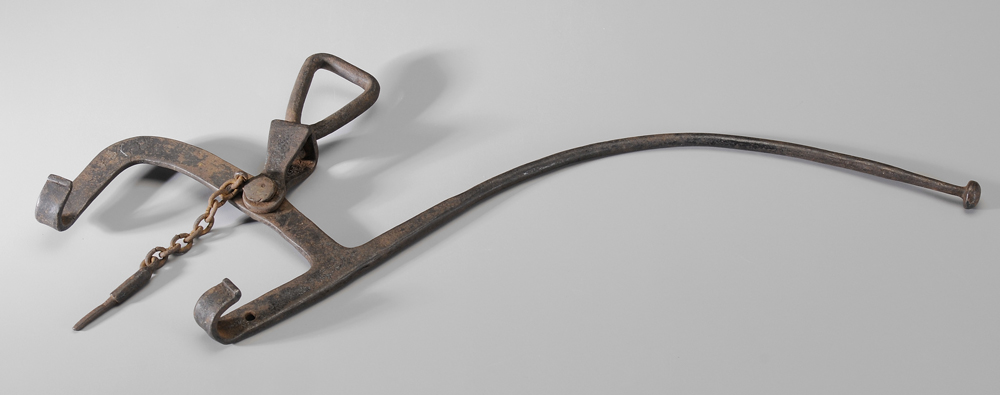 Fine Wrought Iron Kettle Tilter probably