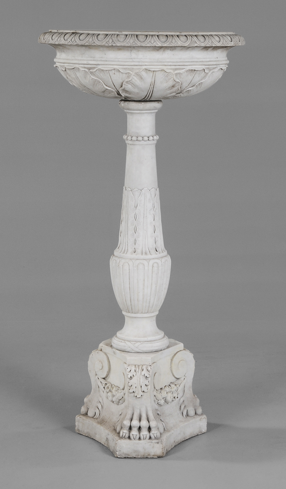 Fine Baroque Style Carved Marble