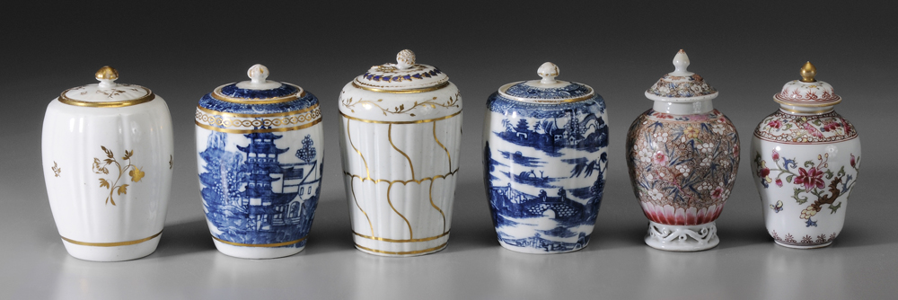 Six French and British Porcelain