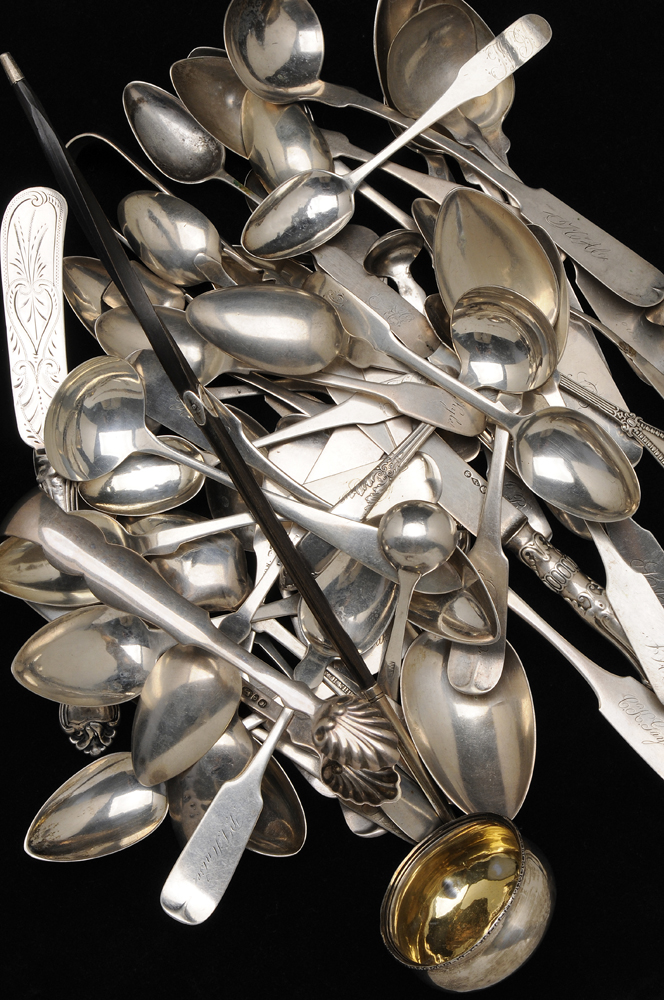 Assorted Silver Flatware includes 113c3d