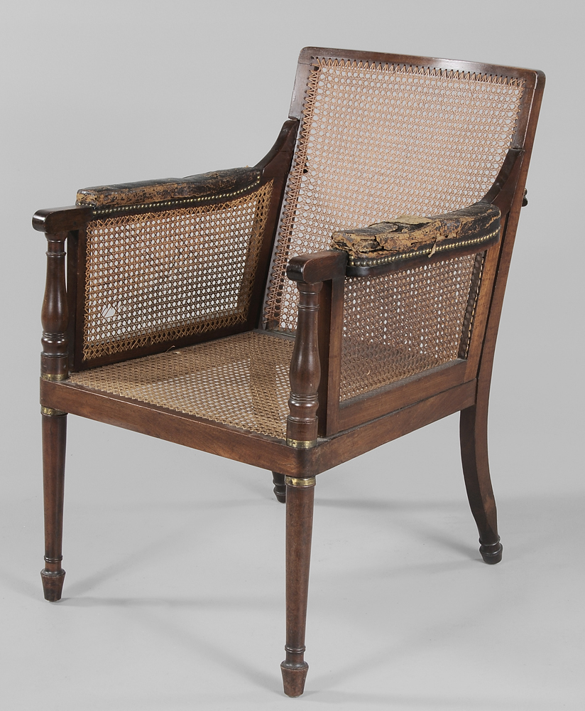 Regency Mahogany Campaign Chair 113c62