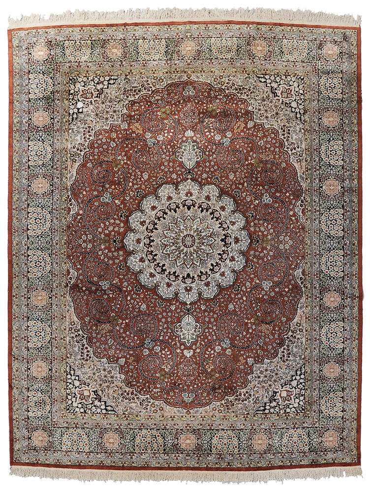 Finely Woven Kashan Style Carpet 113ca9
