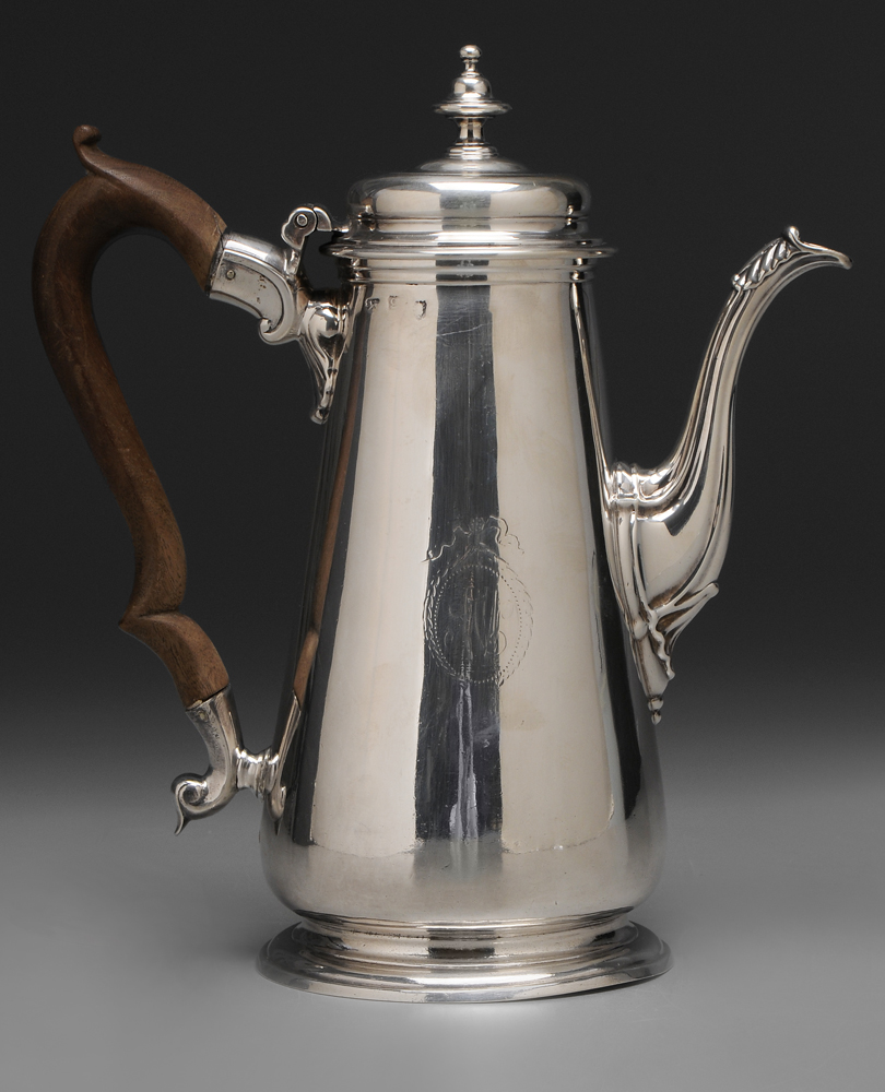 English Silver George II Coffeepot 113cd0