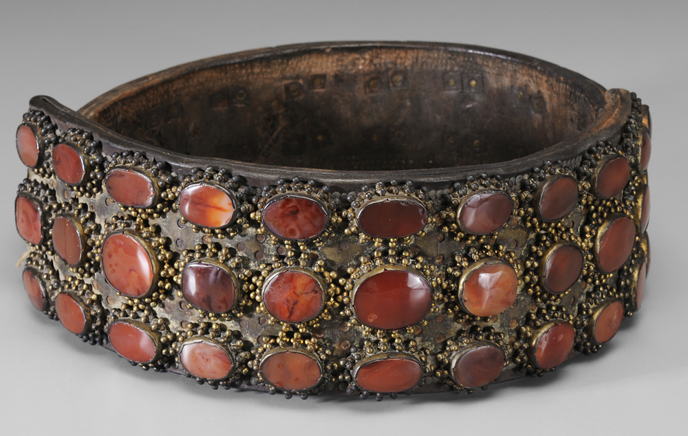 Carnelian Inlaid Belt Middle Eastern  113d10