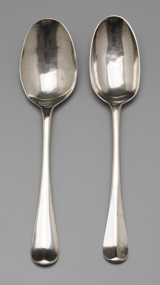 Two George II English Silver Spoons 113d26