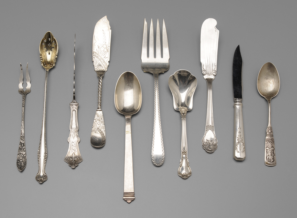 Assorted Sterling Flatware American,