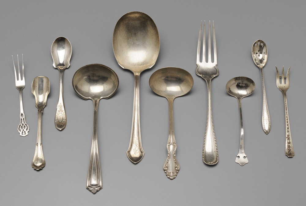 Assorted Sterling Flatware American,