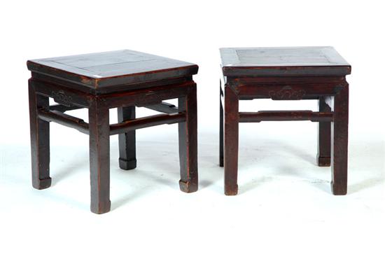 PAIR OF LOW TABLES China 20th 111700