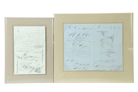 TWO SPENCERIAN LETTERS Ohio  111714