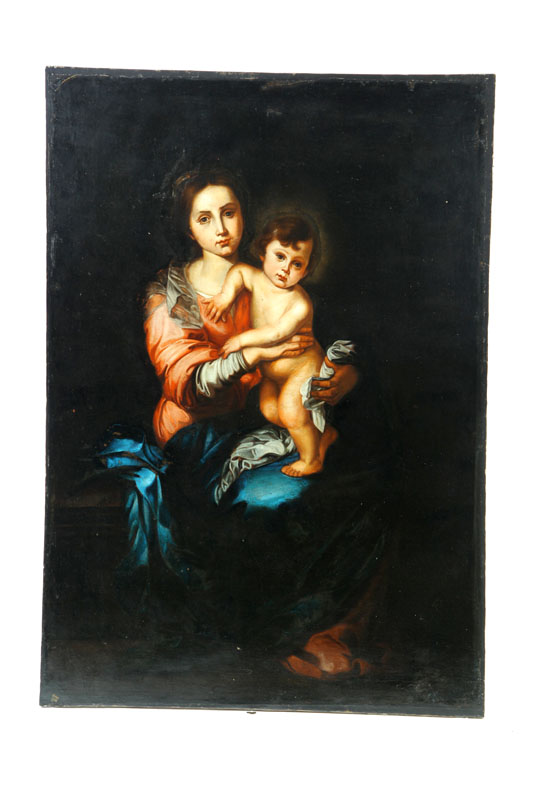 MADONNA AND CHILD (AMERICAN OR EUROPEAN