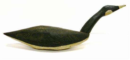 Canadian goose decoy with upturned 111745