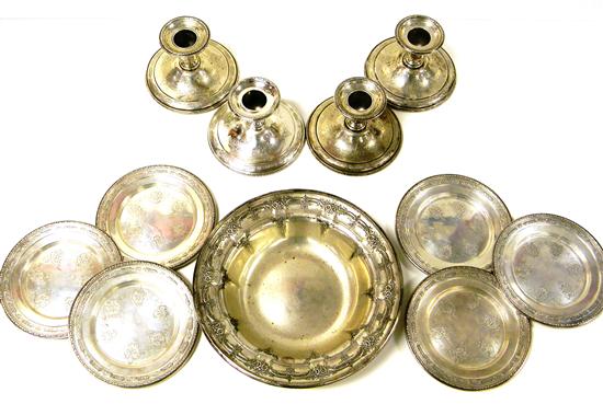 SILVER eleven pieces Weighable 1117d3