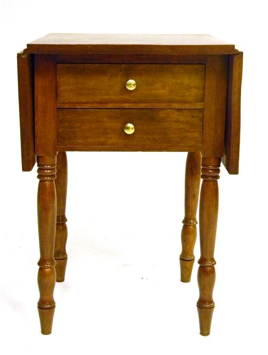 19th C. Federal two drawer stand