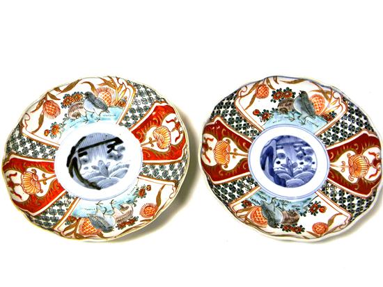 Pair of Japanese Imari porcelain 1117eb