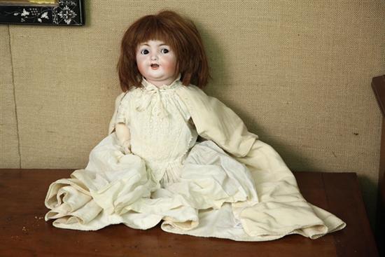 BISQUE HEAD DOLL. Simon & Halbig K (star)