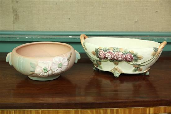 TWO WELLER CENTER BOWLS. One in