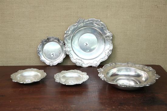 FIVE GORHAM STERLING SILVER PIECES.