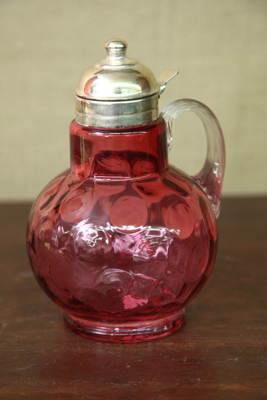 SYRUP. Cranberry coin spot syrup with