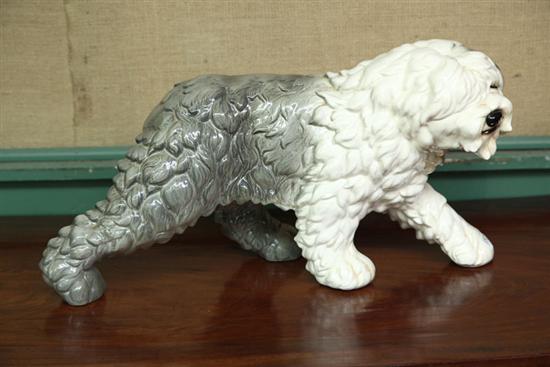 GOEBEL DOG. Large porcelian figure of