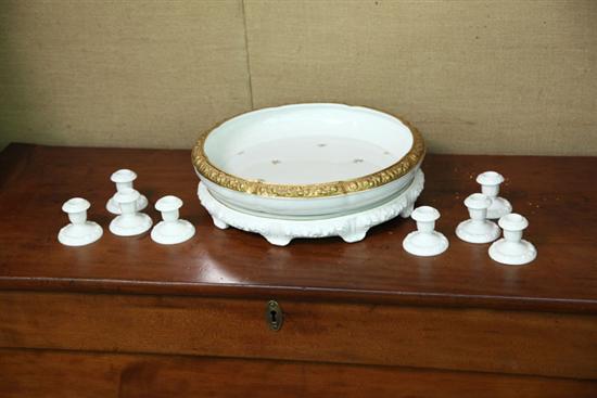 TEN PIECE ROSENTHAL TABLE SET.