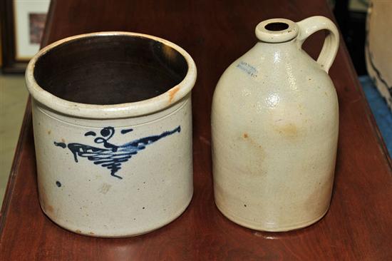 TWO PIECES OF STONEWARE A two 114e7e