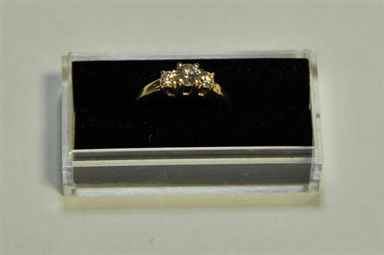 LADIES DIAMOND RING 14K yellow 114ee2