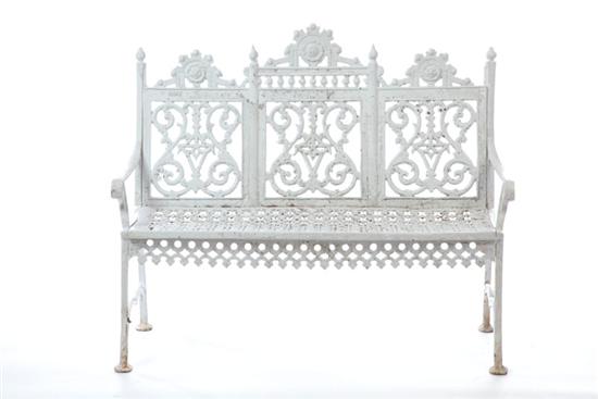 RENAISSANCE REVIVAL CAST IRON BENCH  115033