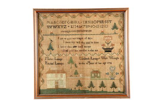 IMPORTANT CANADIAN SAMPLER Elisabeth 115064