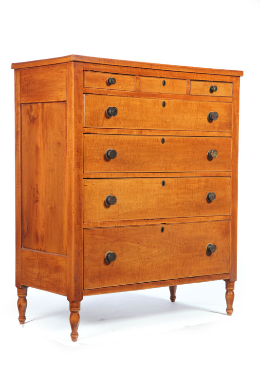 SHERATON TALL CHEST OF DRAWERS  11506f