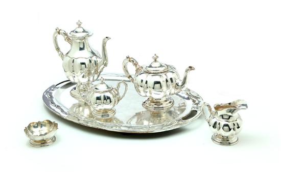  SIX PIECE SILVER TEA AND COFFEE 1150af